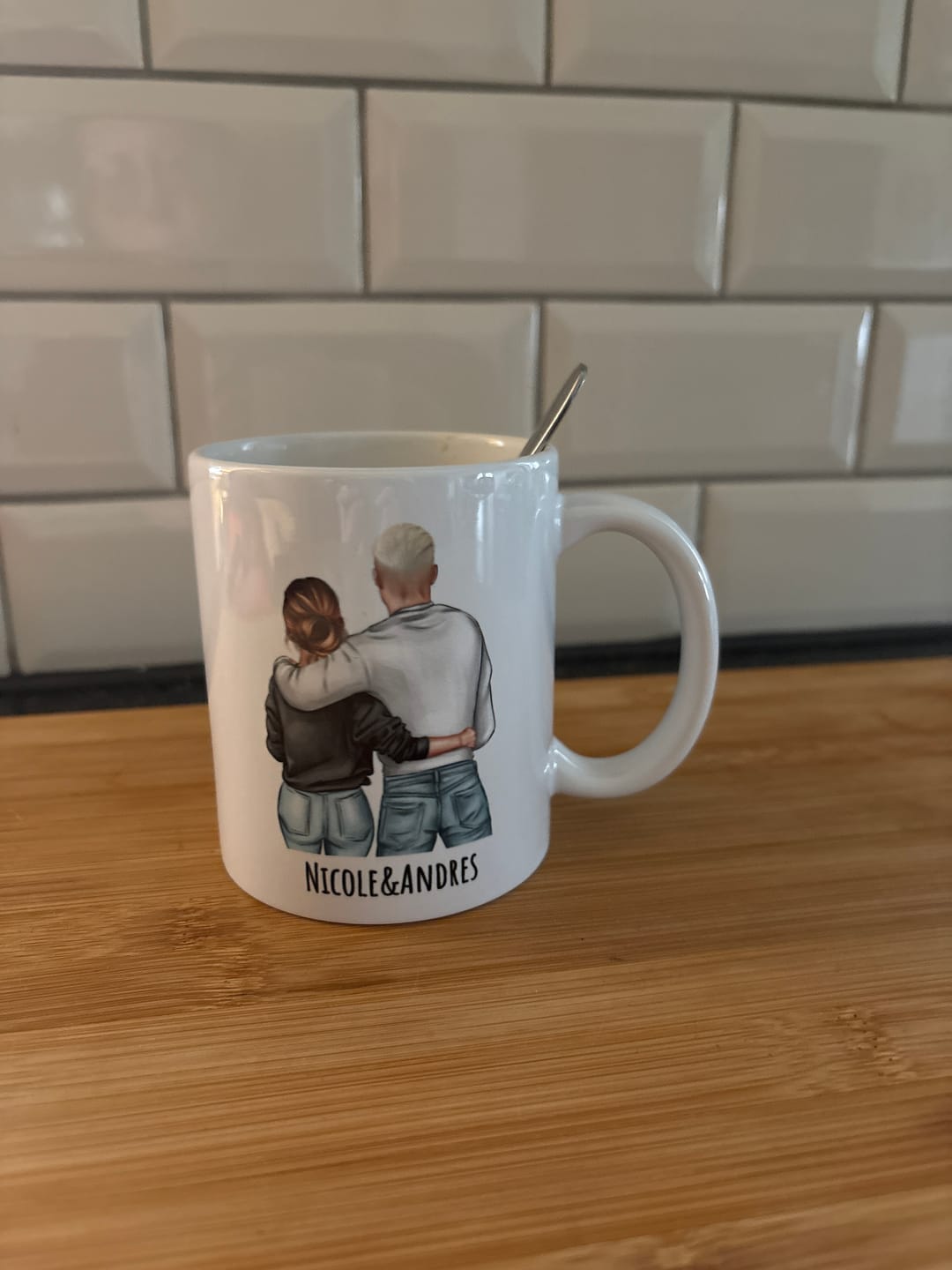 Customer photo review of Jeden Tag - Paar-Tasse