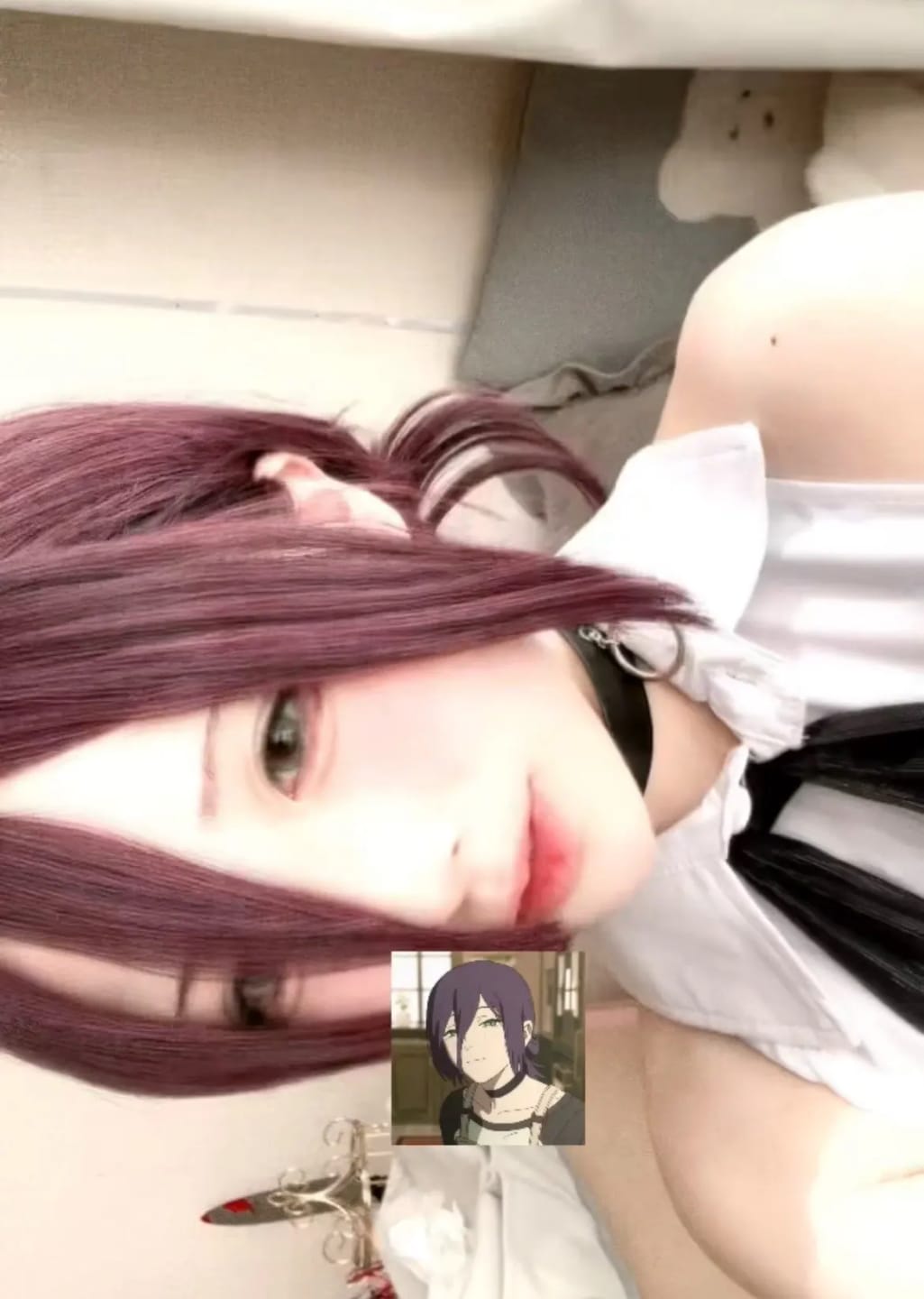 Customer photo review of Chainsaw Man Reze Cosplay Costume - Bomb Girl Outfit with Wig and Choker