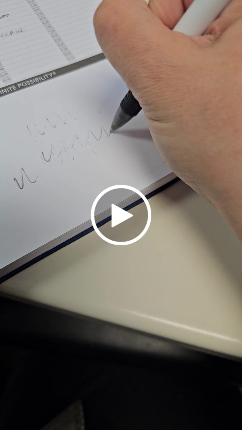 Customer video review of Passion Erasable Pens Starter Pack - Soft Black (6 Pens + 8 Refills)