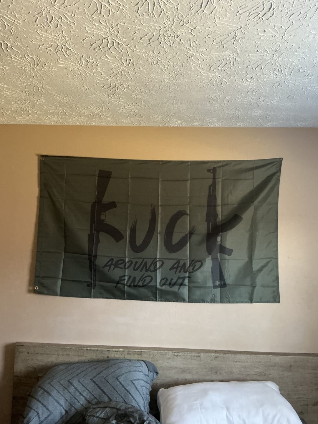 Customer photo review of Fck Around And Find Out Flag