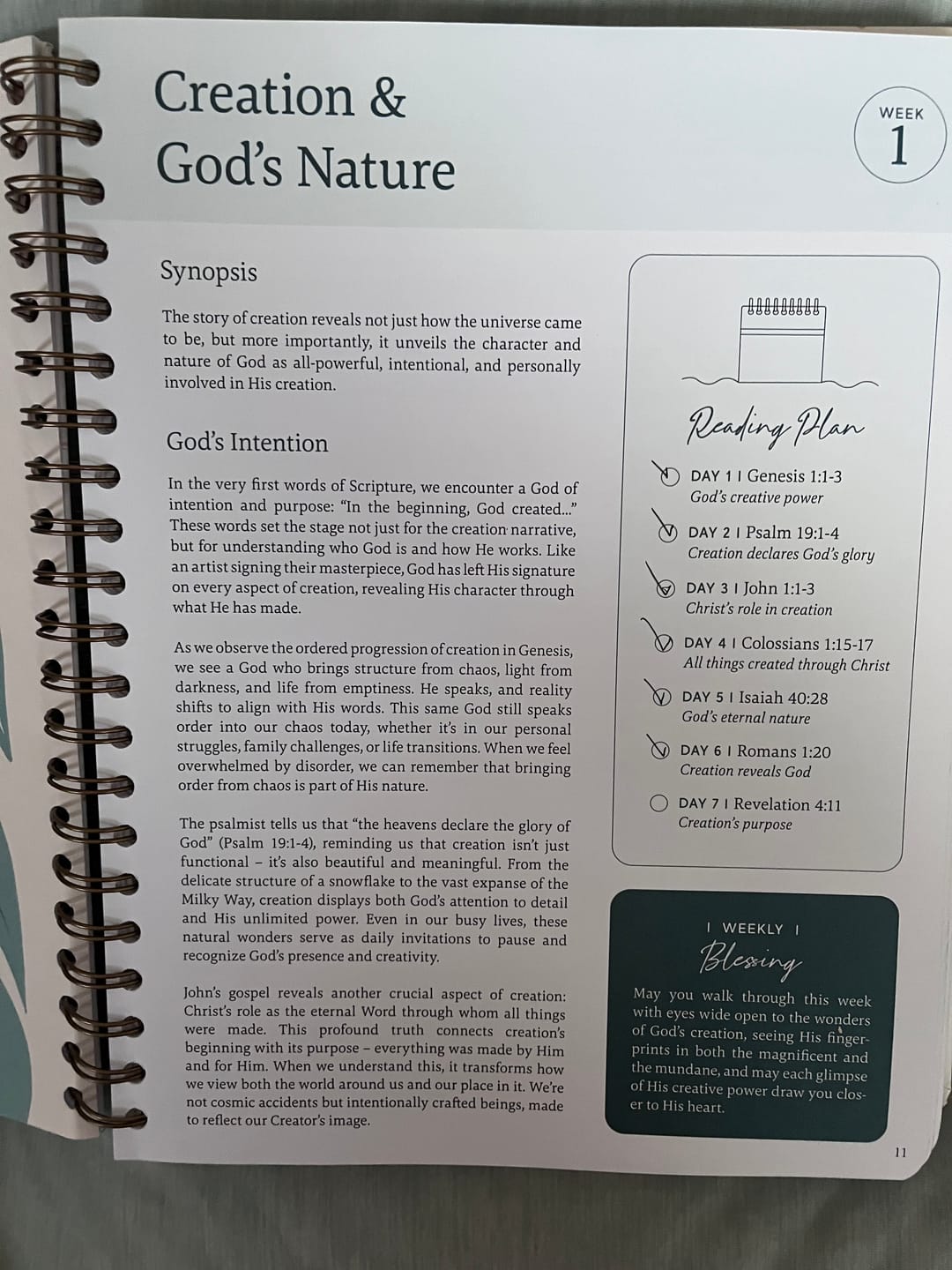 Customer photo review of Spiral Bible™ Transparent Sticky Notes