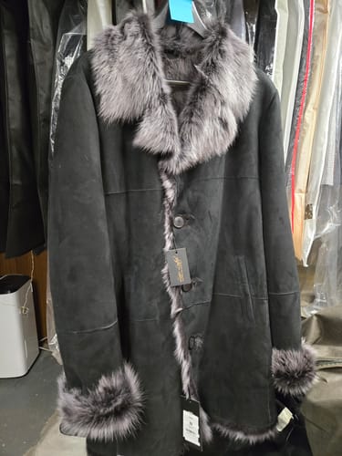 Customer photo review of Georges Toscana Shearling sheepskin Coat