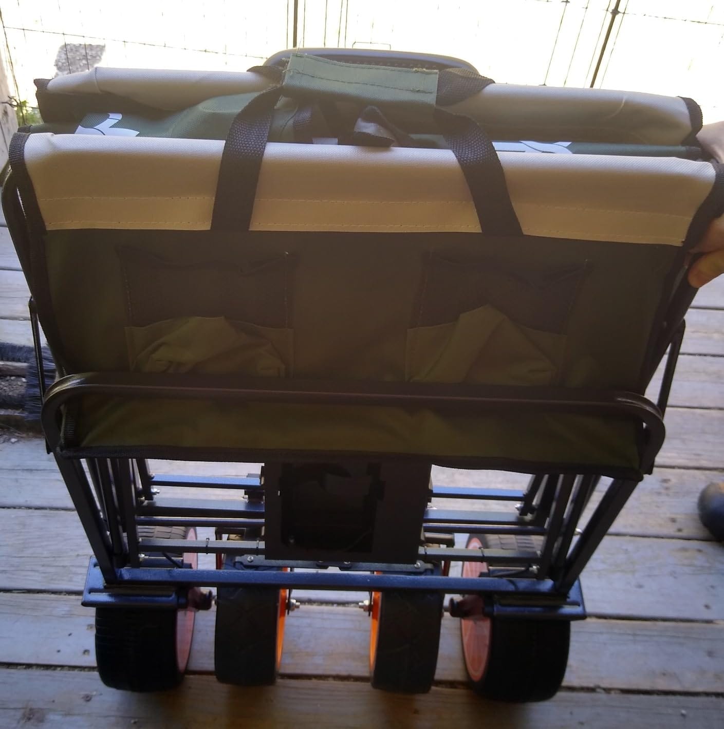 Customer photo review of Nomad Hybrid Electric Heavy-Duty Camping Trolley