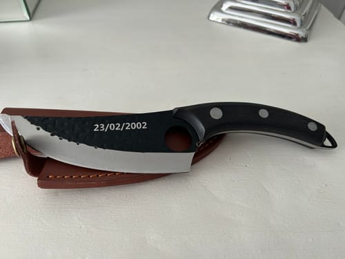 Customer photo review of BRAAIPLANK™ "BEENLEM" HAMMER FORGED BONING KNIFE