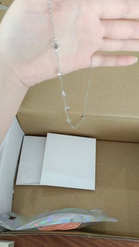 Customer photo review of Renée Bloom Necklace