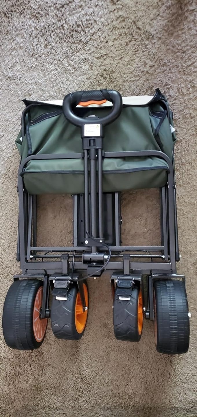 Customer photo review of Nomad Hybrid Electric Heavy-Duty Camping Trolley