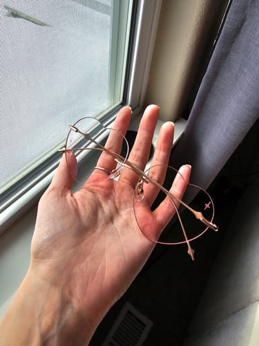 Customer photo review of Amora Eyeglasses