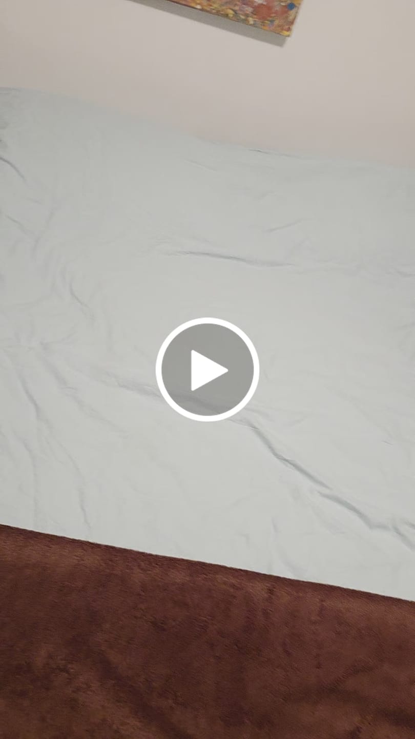 Customer video review of סדין כותנה טורקיז - Ekko Cotton