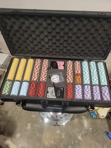 Customer photo review of Poker Set Monte Carlo Tournament 500