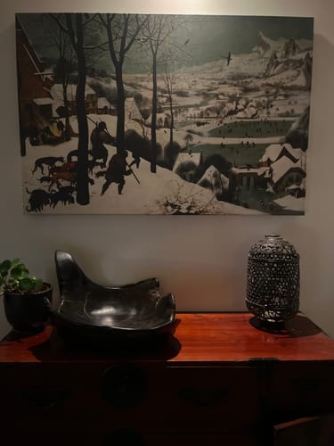 Customer photo review of The Hunters in the Snow | Pieter Bruegel the Elder | 1565