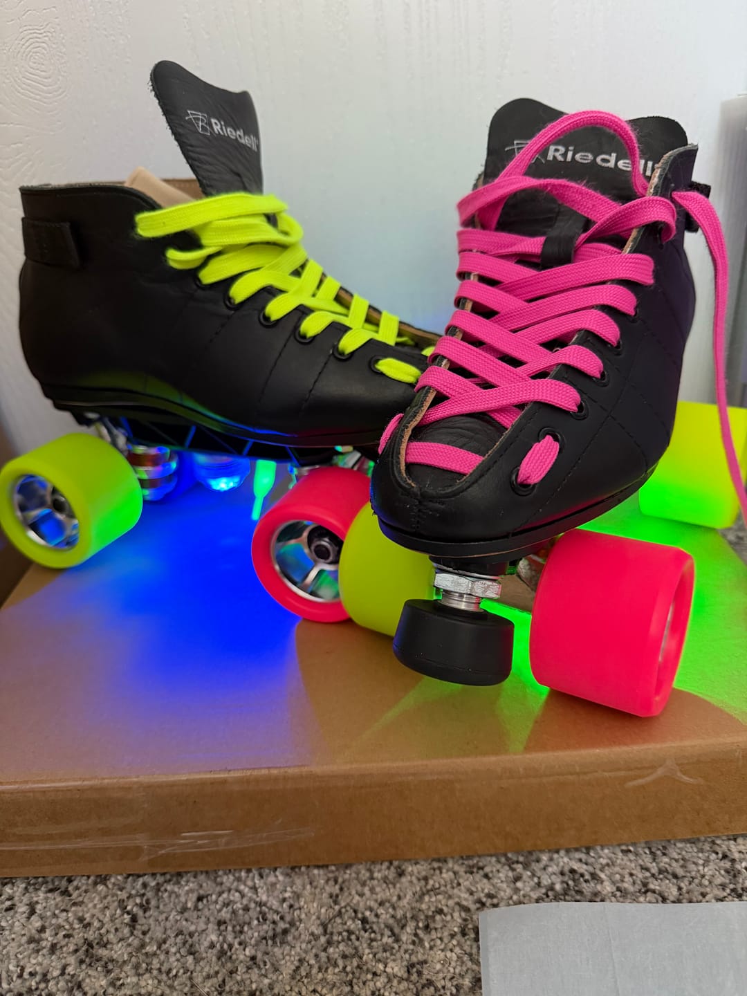 Customer photo review of Royal Assassin Indoor Roller Skate Wheels
