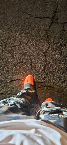 Customer photo review of NOCTA x NIKE HOT STEP 2 DRAKE TOTAL ORANGE