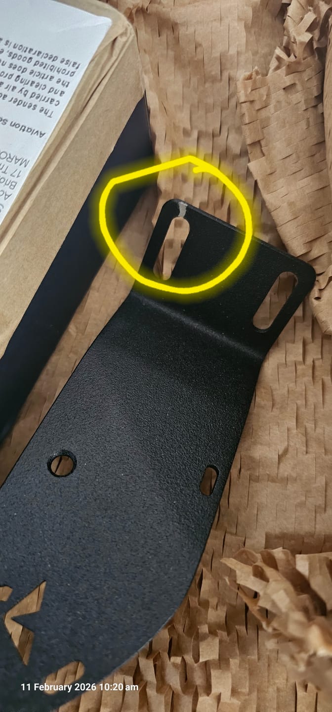 Customer photo review of UHF Antenna Bracket - 300 Series - Tailgate Mount