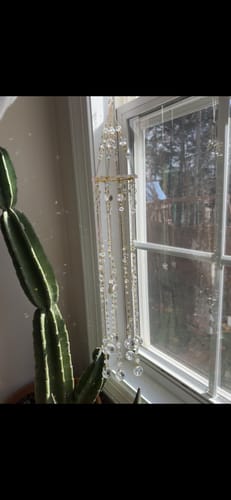 Customer photo review of Long Chandelier Suncatcher Video Tutorial + Materials Guide | Cindoria