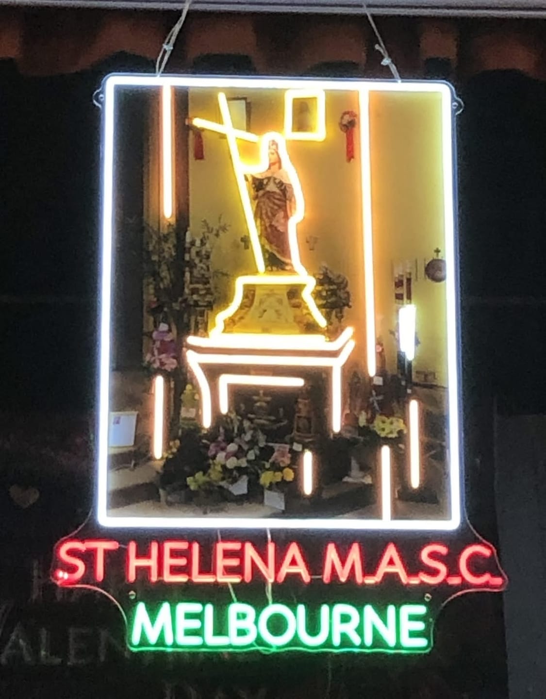 Customer photo review of ST HELENA M.A.S.C| LED NEON SIGN