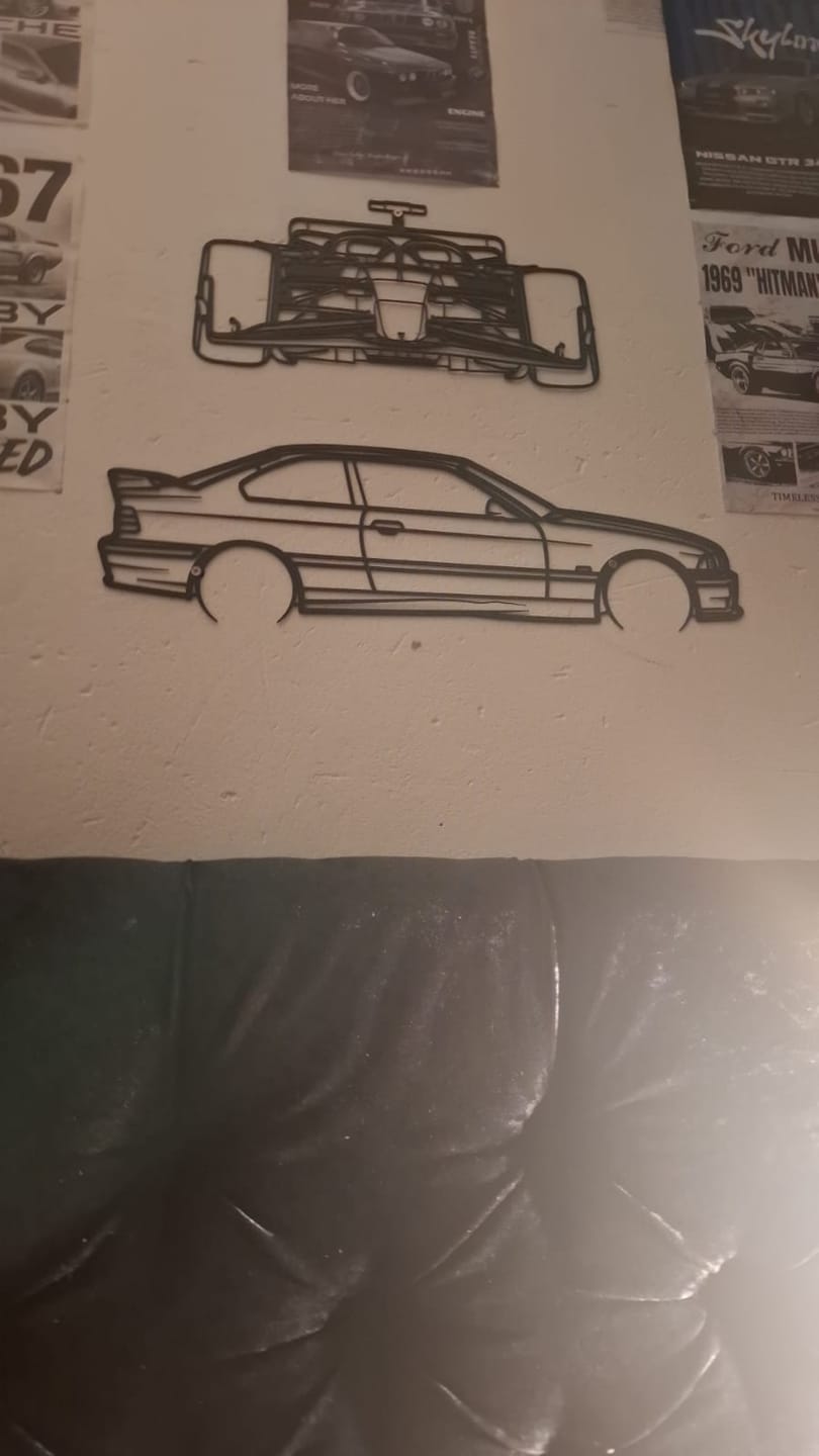 Customer photo review of F1 2024 Sf-24 Front Perspective Metal Wall Art