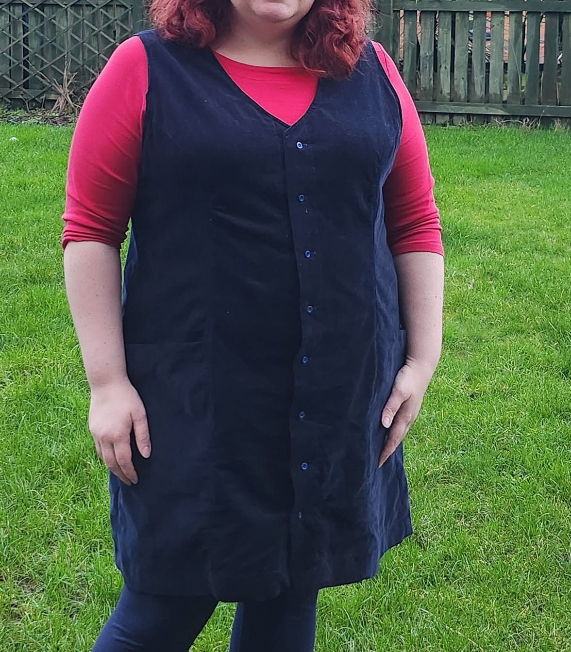 Customer photo review of Plain Needlecord Fabric