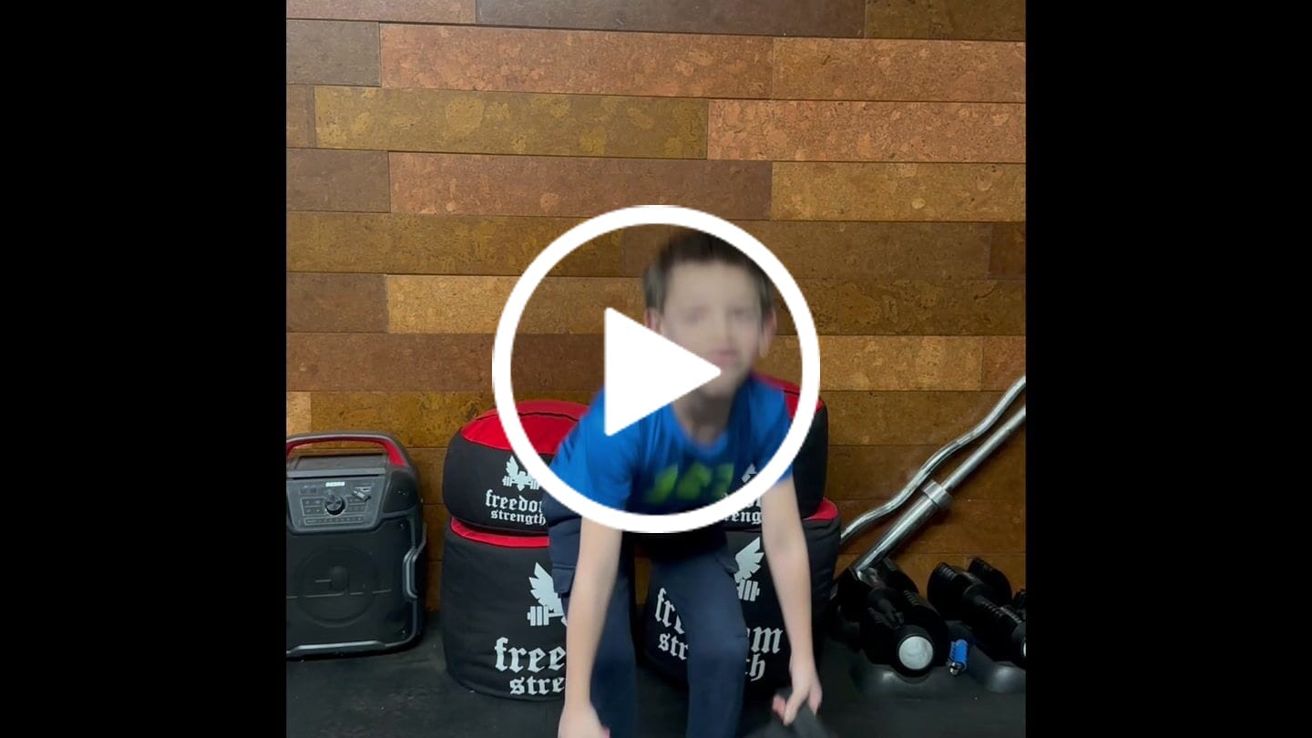 Customer video review of Training Sandbag