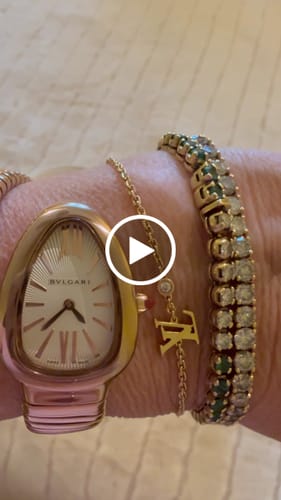 Customer video review of SERPENTI SPIGA PINK GOLD CERAMIC WHITE DIAL