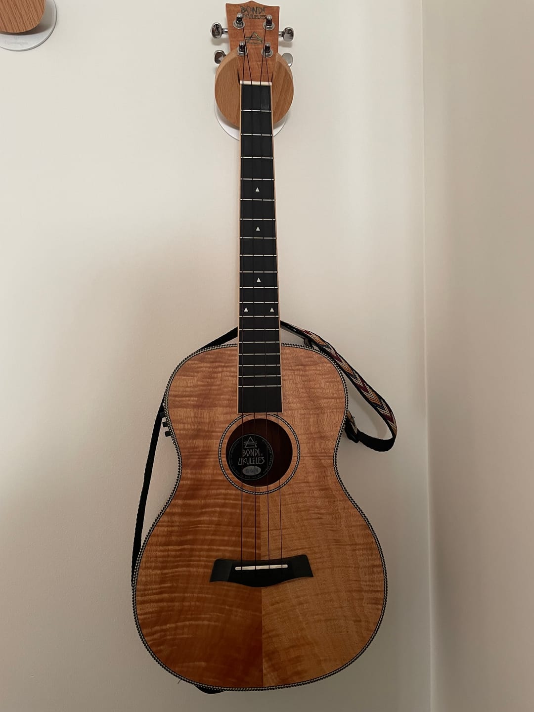 Customer photo review of BB Worth Brown Baritone Ukulele Strings DGBE Tuning Fluorocarbon 2 Restrings per Packet