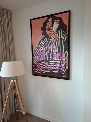 Customer photo review of Let's have some bubbles