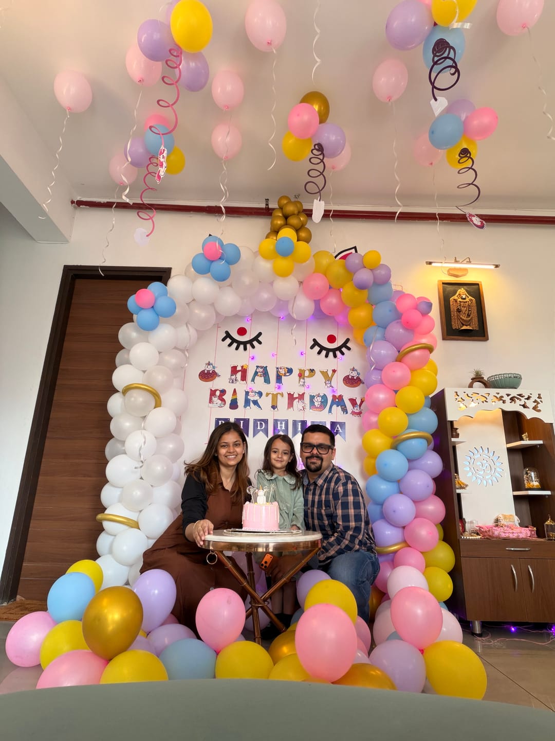 Customer photo review of Unicorn Drip Cream Cake