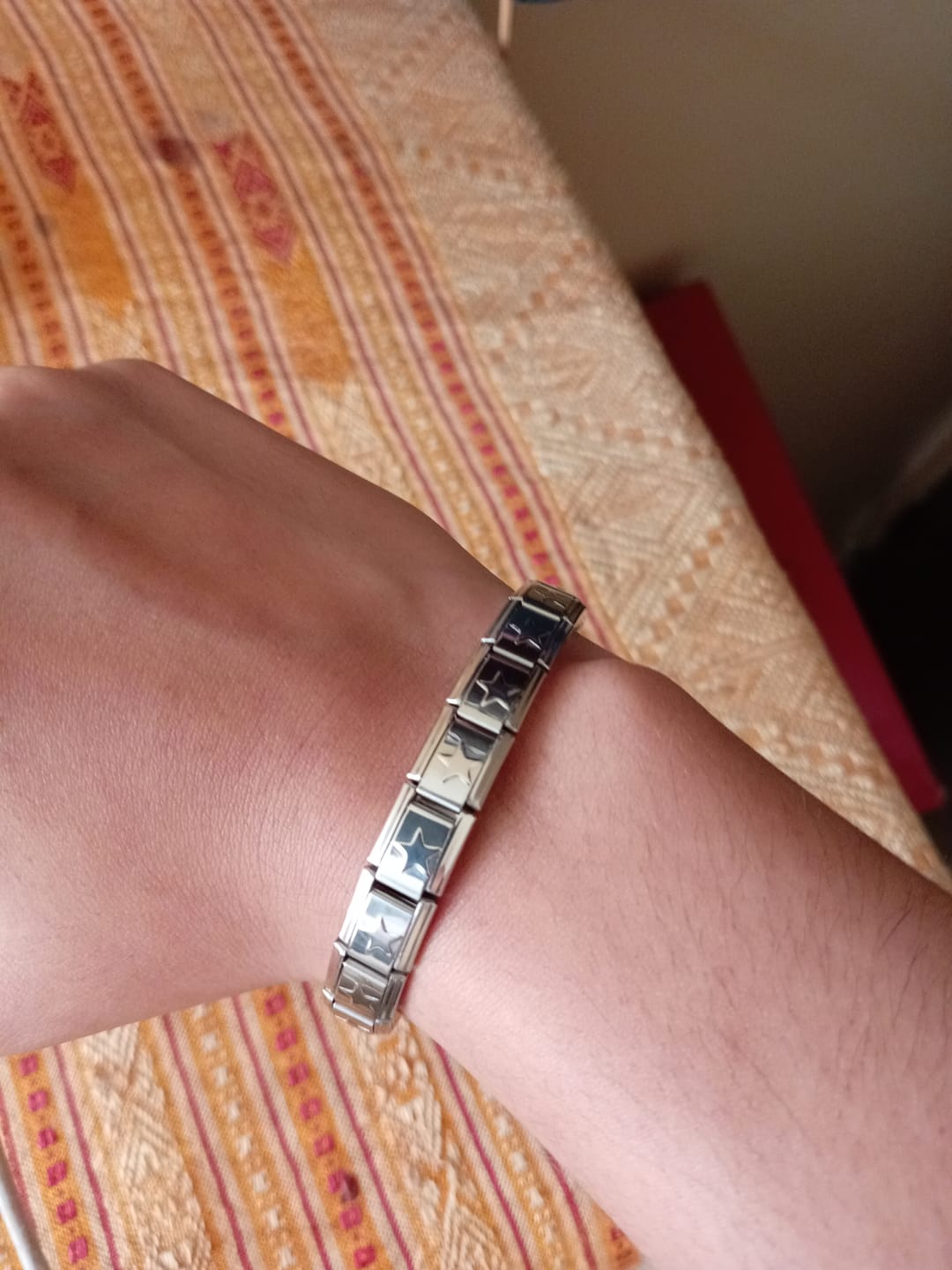 Customer photo review of Pulsera Estrellas Italiana para Charms
