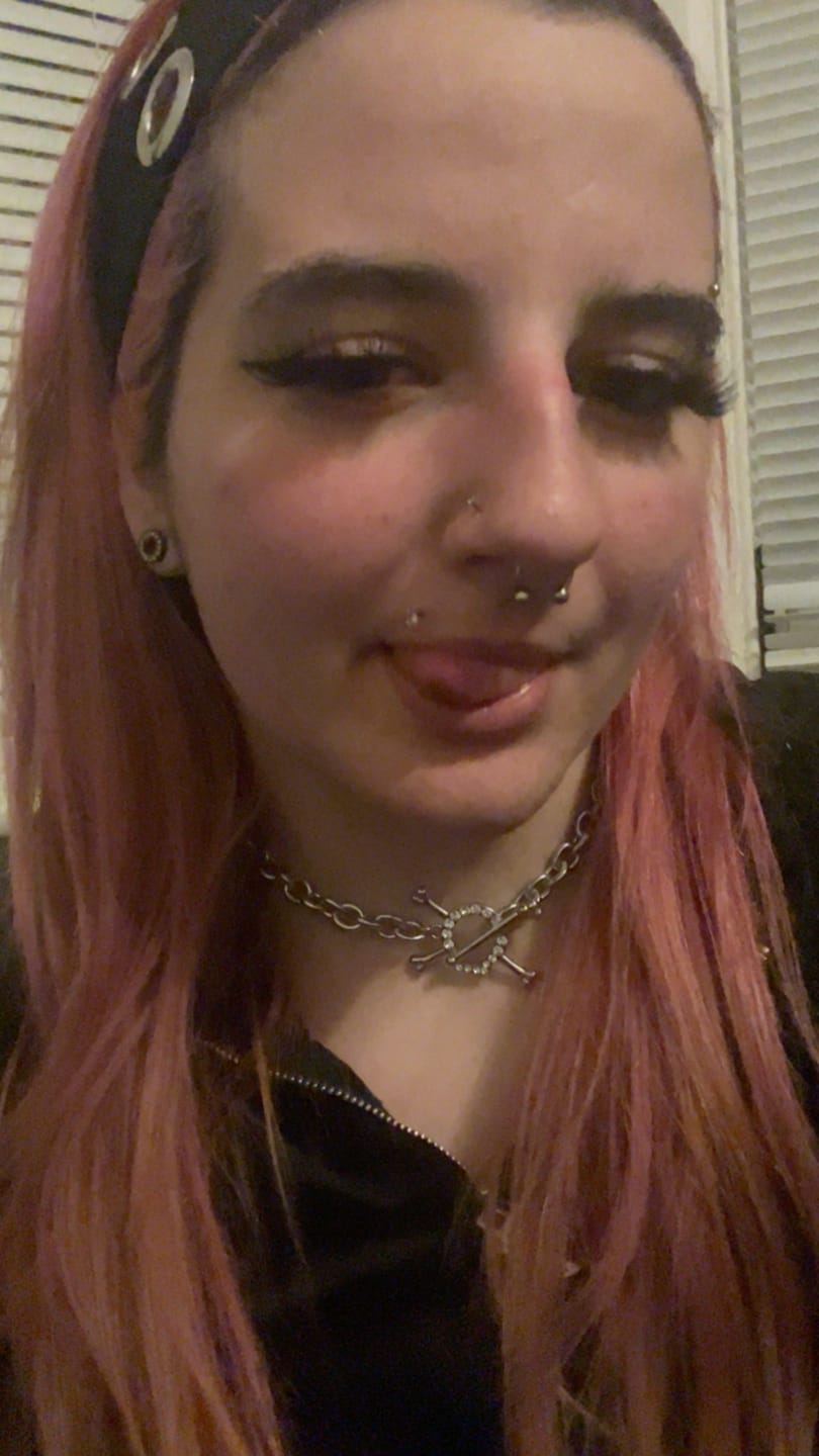 Customer photo review of Deathwish Necklace