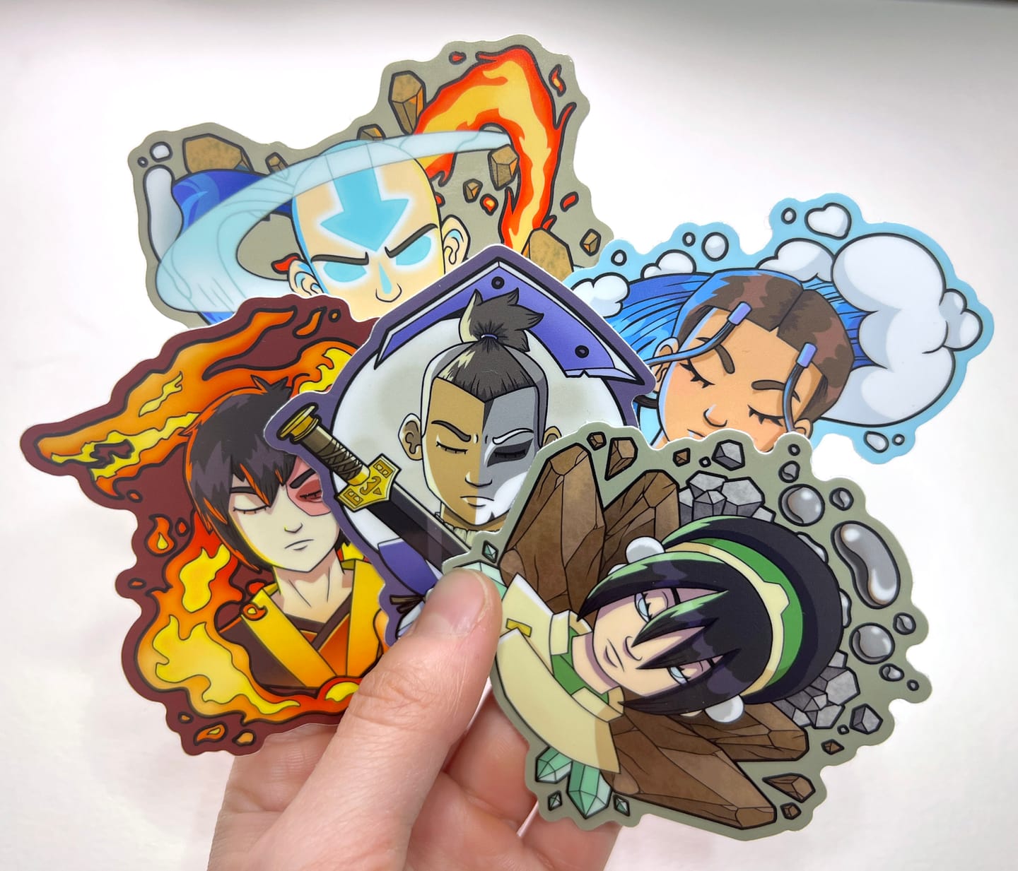 Customer photo review of Cut to Shape Stickers