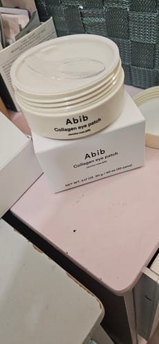 Customer photo review of Abib - Patchs pour les yeux au collagène et à la gelée de rose de Jéricho - 60 patchs