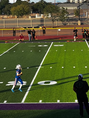 Customer photo review of Phenom Elite Quantum Speed 2.0 Football Cleats - Team Colors