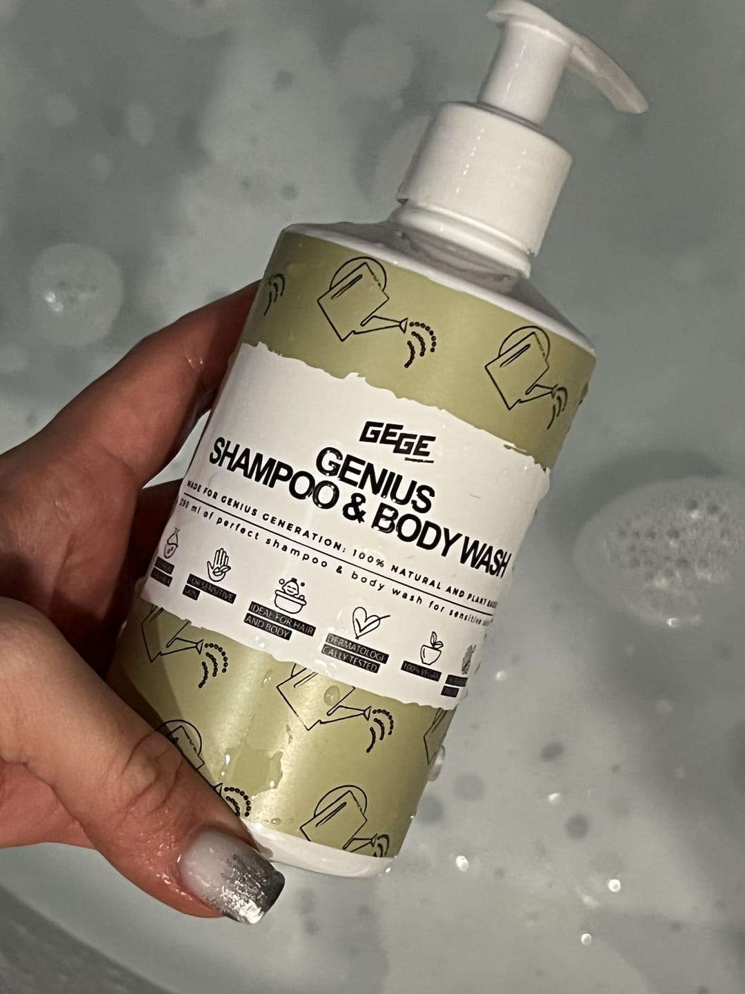 Customer photo review of SHAMPOO & BODY WASH