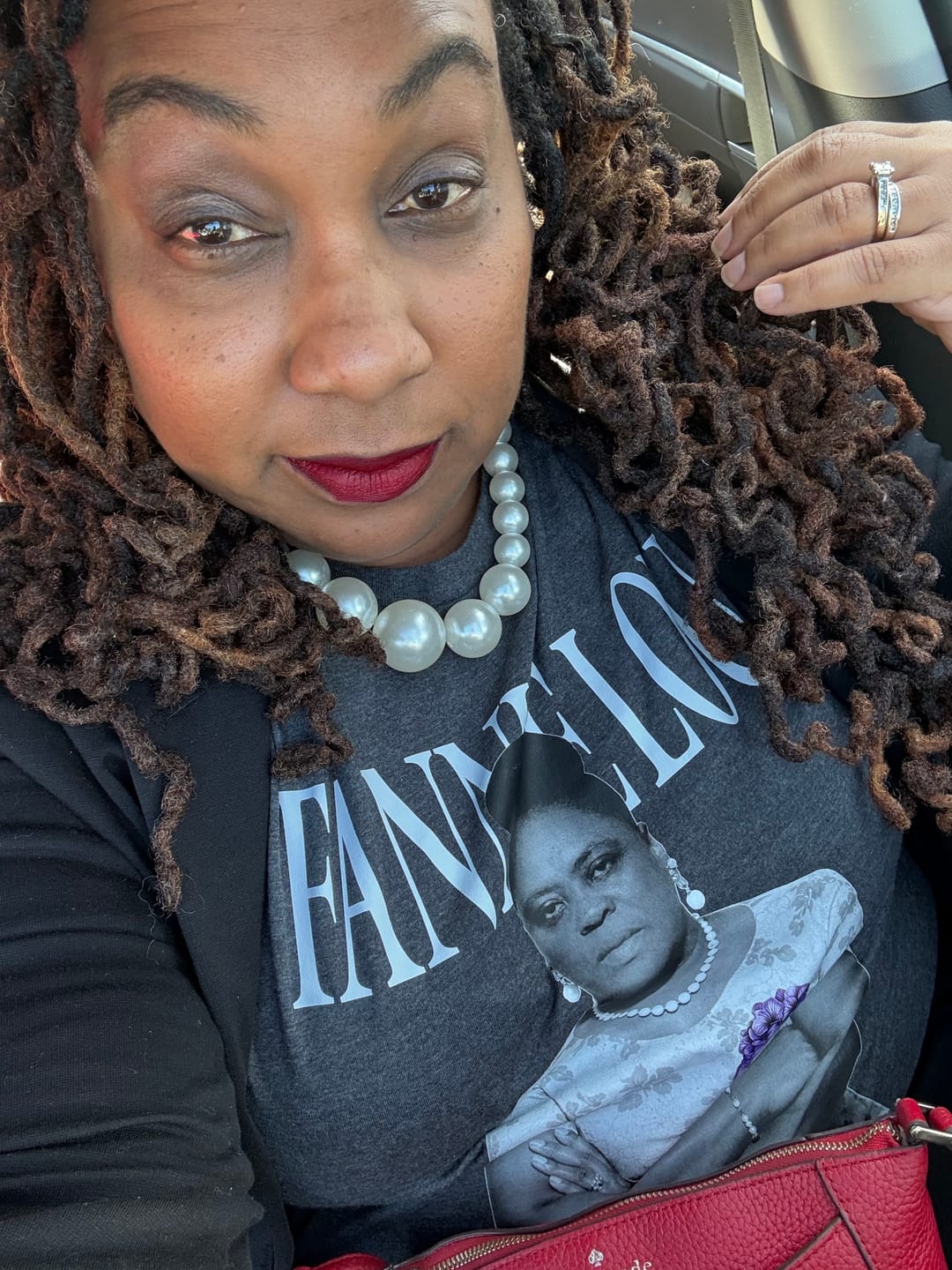 Customer photo review of Short Sleeve Fannie Lou Tee