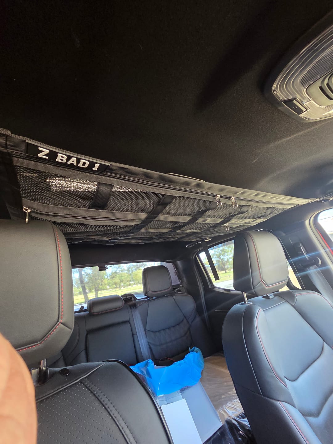 Customer photo review of ZBAD1 - Ute Roof Cargo Net