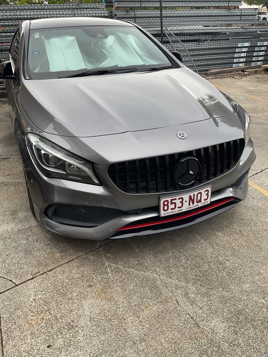Customer photo review of Grille For MERCEDES BENZ【C117 X117 CLA45 AMG CLA180/200/250】16-19【GT BK】