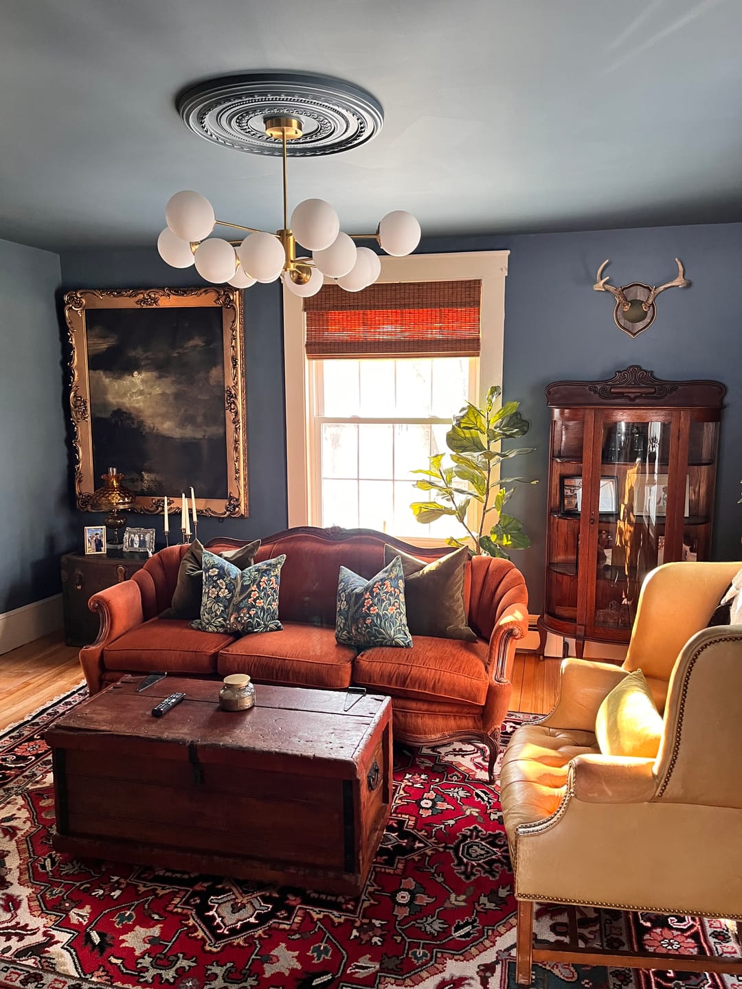 Customer photo review of Opal Glass Globe Sputnik Chandelier