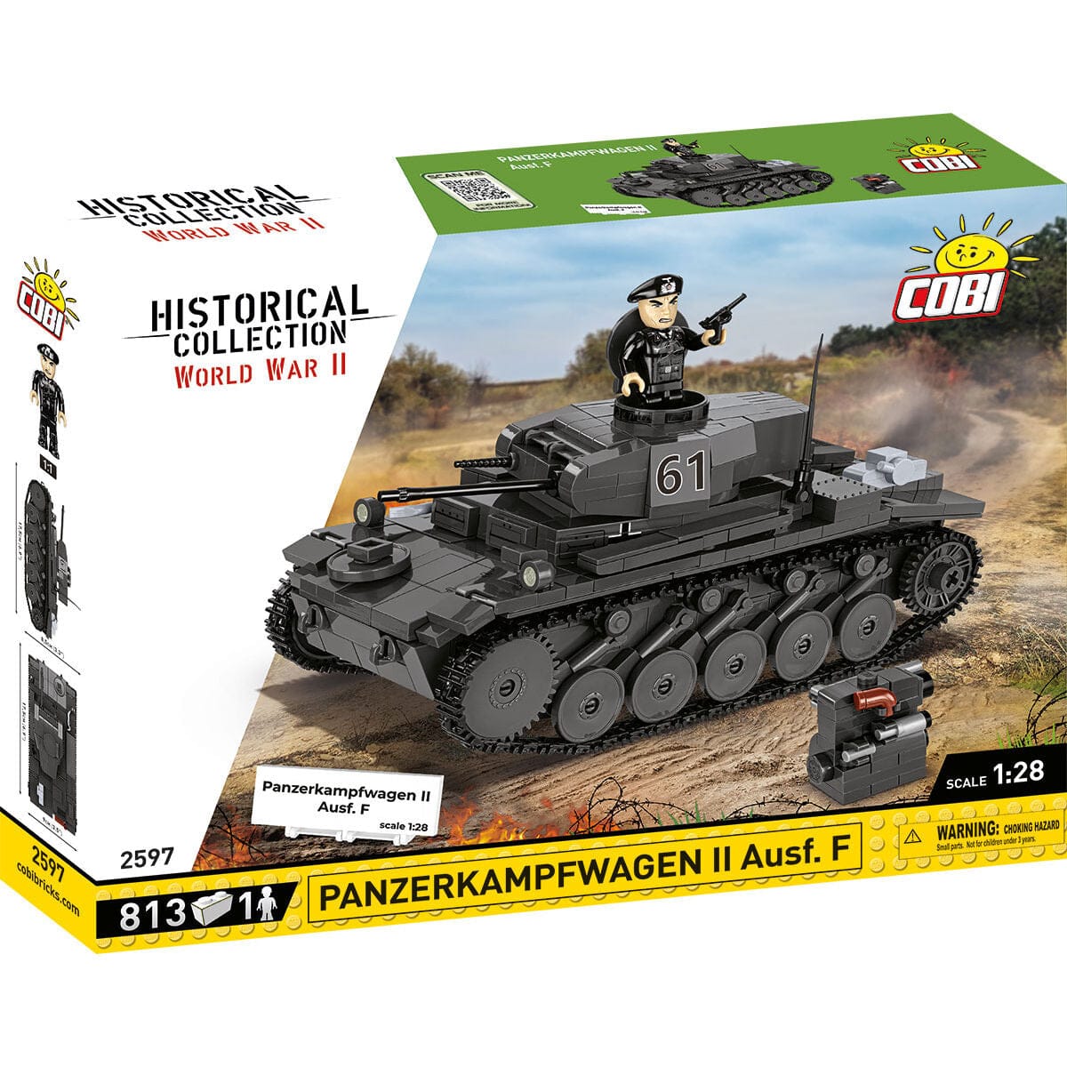 Customer photo review of COBI PanzerKampWagen II Ausf. F Tank : Set #2597