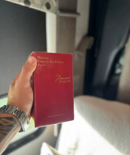 Customer photo review of Baccarat Rouge 540