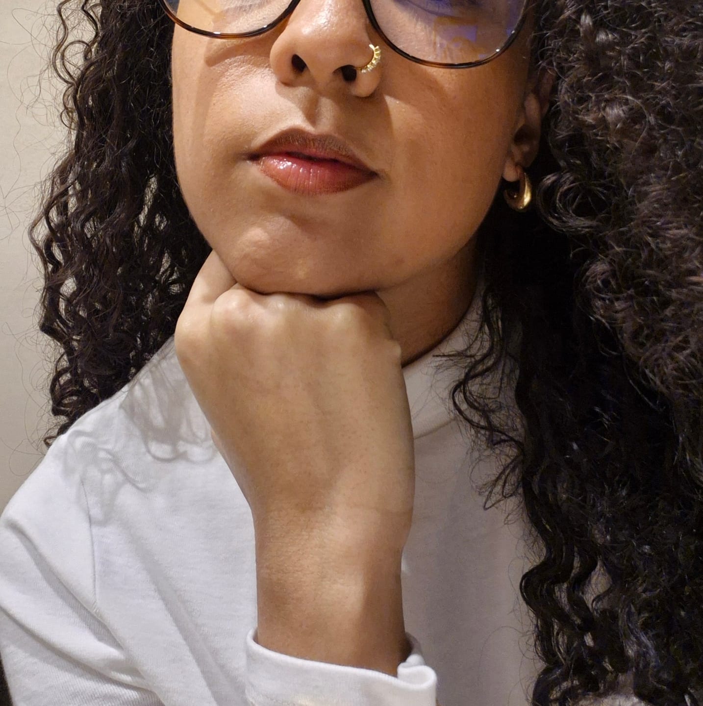 Customer photo review of Faux piercing Yolite