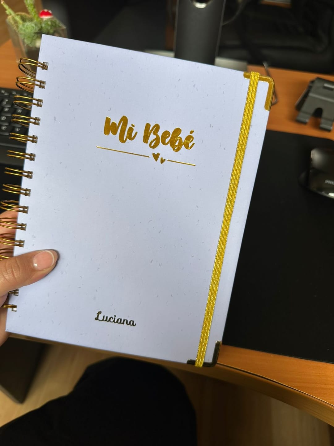 Customer photo review of Diario Único Mi Bebé