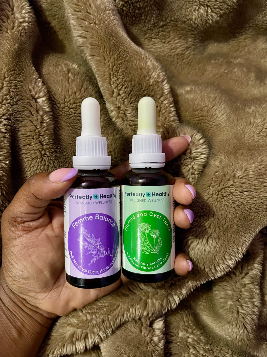 Customer photo review of Fibroid & Hormonal Balance Combo