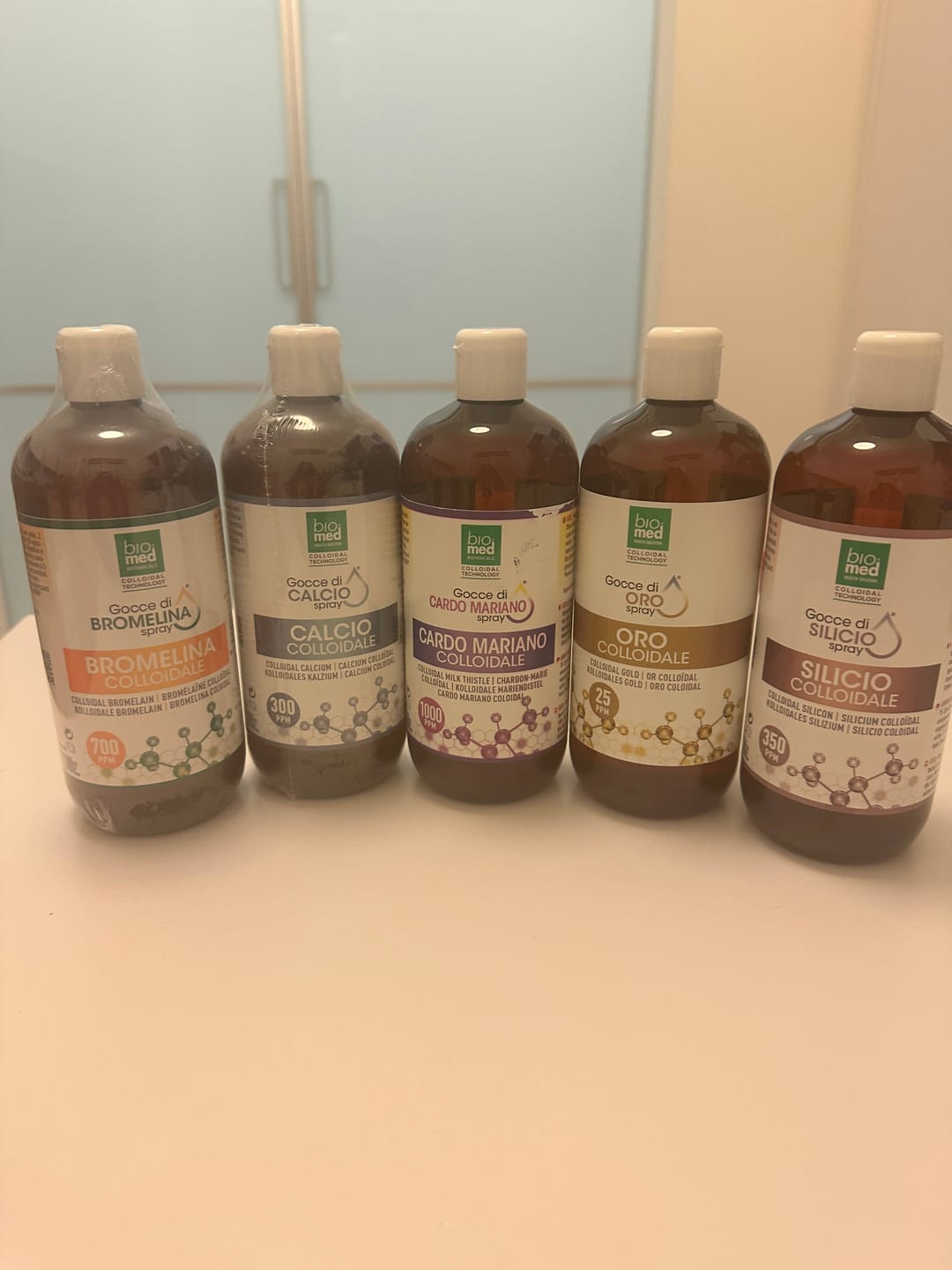 Customer photo review of Silicio colloidale spray sublinguale 350 ppm - 500 ml