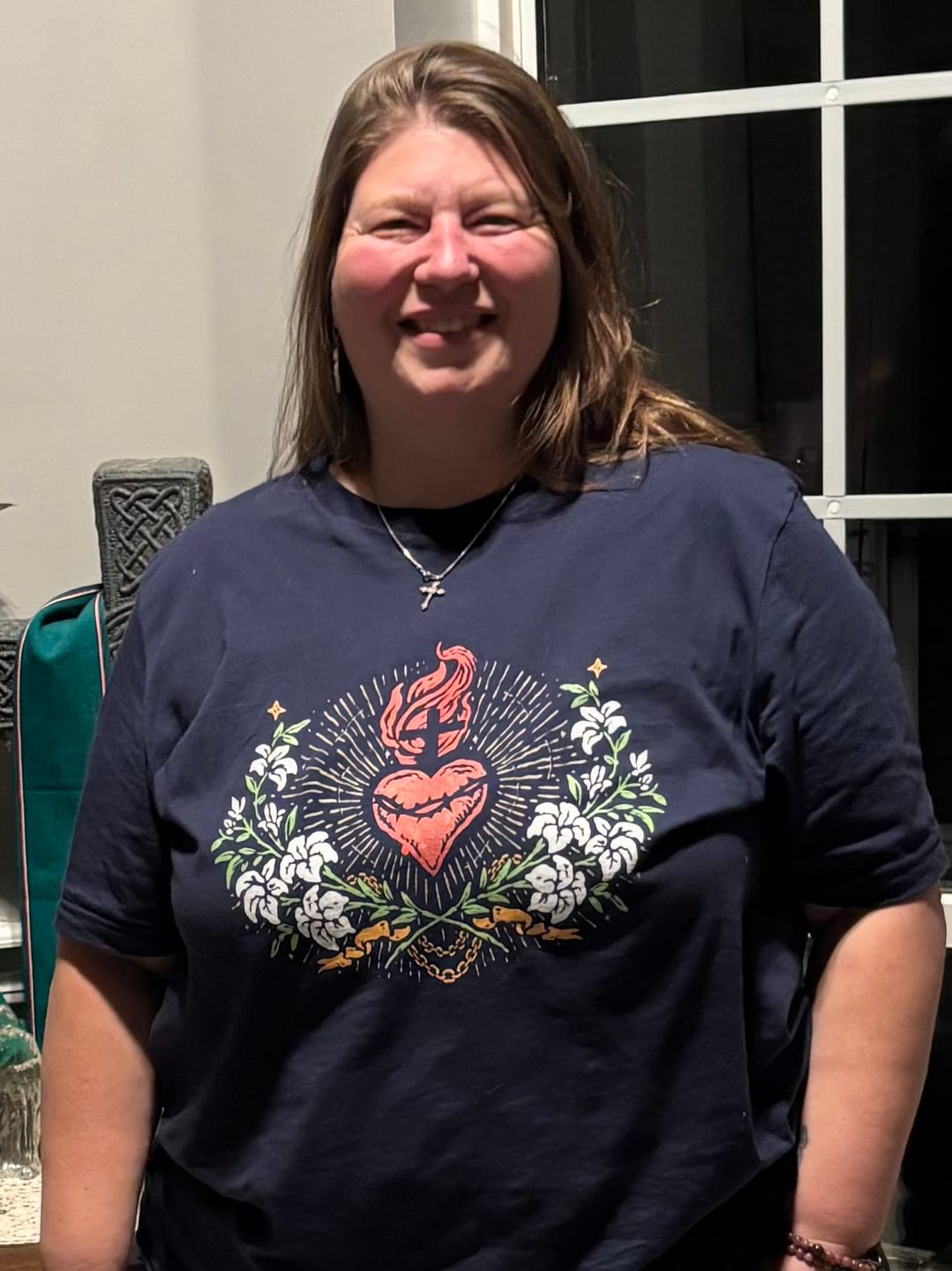 Customer photo review of Sacred Heart T-Shirt