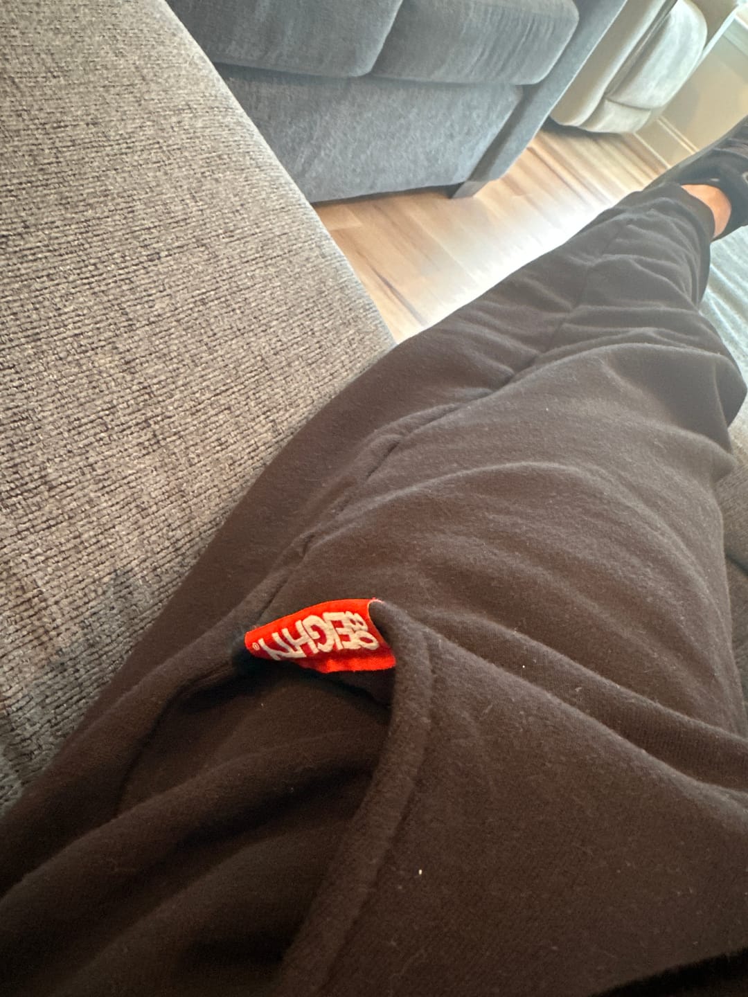 Customer photo review of 80Eighty® Black Fleece Pant
