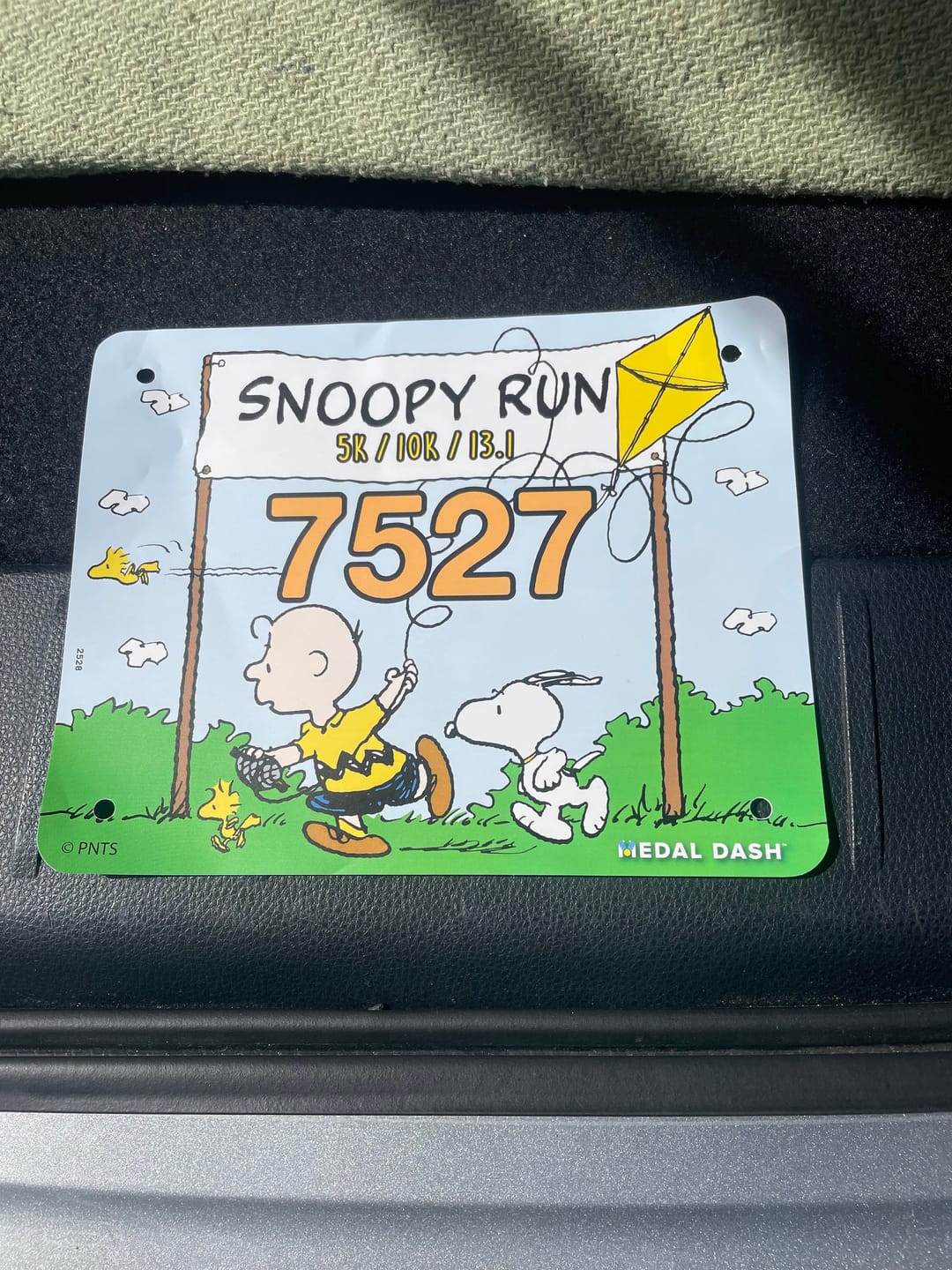 Customer photo review of Snoopy Run 5K/10K/13.1 🏃
