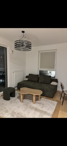 Customer photo review of HONO - Table basse en bois style scandinave