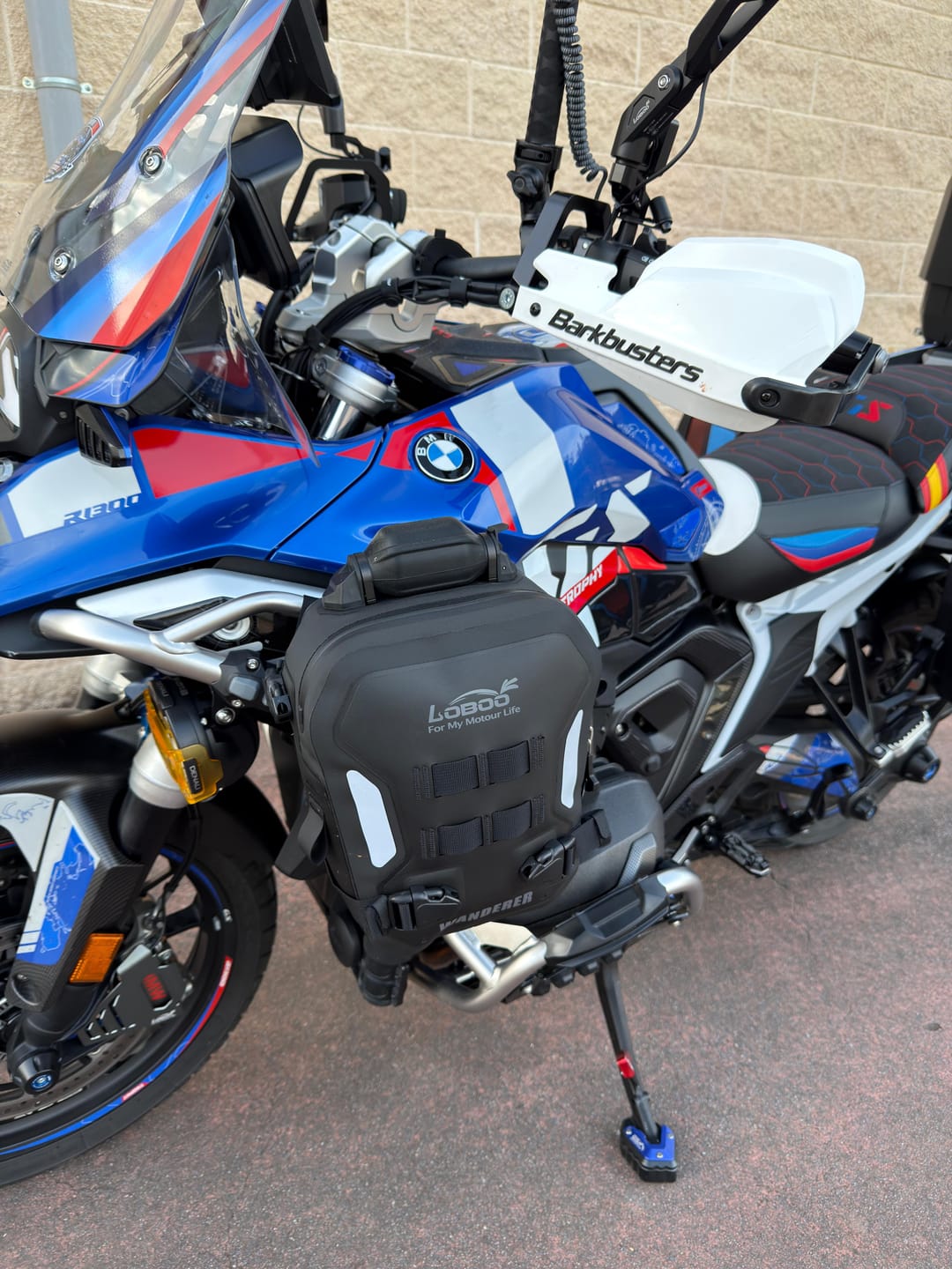 Customer photo review of Alps Inflatable Crash Bar Bag | 300KG Passive Protection | IPX7 Waterproof