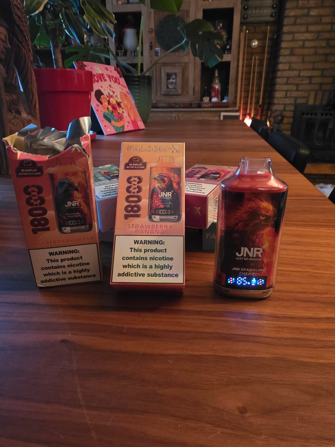 Customer photo review of JNR Falcon X 18000 Puffs Disposable Vape (Box of 10)
