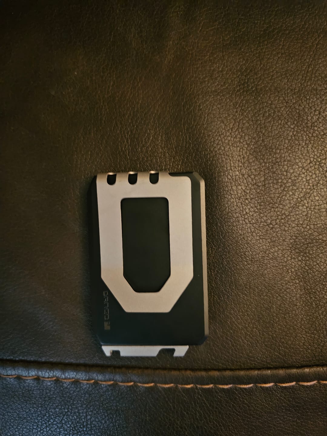 Customer photo review of SK1 SLIDE KICK WALLET WITH TITANIUM MONEY CLIP
