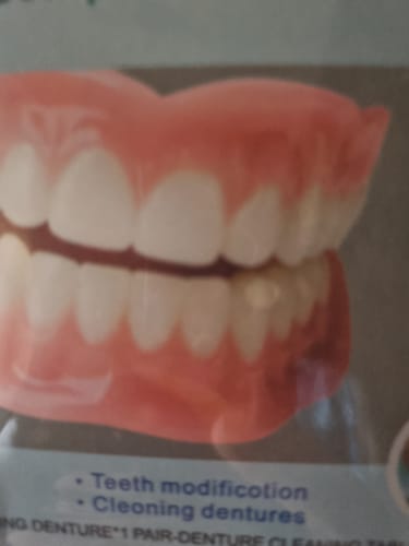 Customer photo review of 🦷  Fit Full Functional DenturesMake you more confident-Made in the USA & FDA-Certified